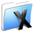 Aqua Smooth Folder System Icon 48x48 png